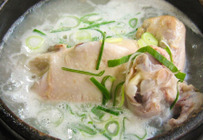 炊飯器でもち麦サムゲタン