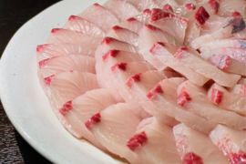 【上品に脂がのった】百年漁師の夏鰤（養殖）お刺身用サク／背中　150g×8P