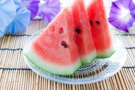 【予約受付】甘～い尾花沢 大玉夏すいか  L サイズｘ1玉  6~7kg  山形県産【夏ギフト】