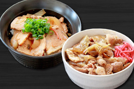 レンジで簡単調理！1食140ｇのボリューム！「元気豚　焼肉丼&生姜焼丼セット　計12食」