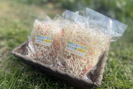 【栽培期間中農薬・化学肥料不使用】天日干し　こだわりの切り干し大根-人参mix-（30g×5袋）