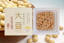 自然栽培の大豆納豆50g　8パック入り