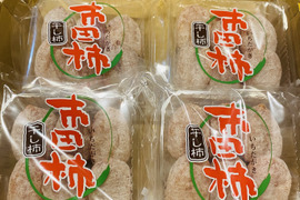 むっちり甘い干し柿！市田柿170g×4パック