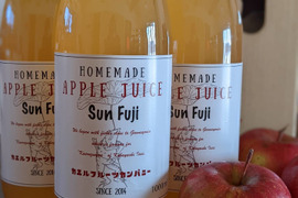 【母の日ギフト】【メッセージカード付】太陽たっぷり浴びた甘い葉とらずサンふじで絞りました!葉とらずサンふじりんごのジュース3本セット