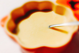 完熟カボチャのクリームスープ