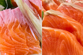 【父の日ギフト】【食べ比べ】お刺身用「甲州ワイン鱒」&「富士の介」柵(各 約200g×1パック 合計2パック  400g以上)