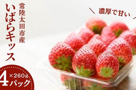 茨城県オリジナル品種 ４パック×１箱【いばらキッス】