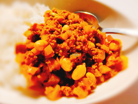 芋と野菜のトマトカレー