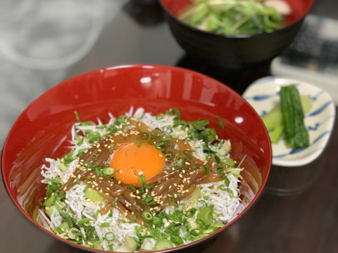 お待たせ致しました【新物】生しらすの沖漬け2p