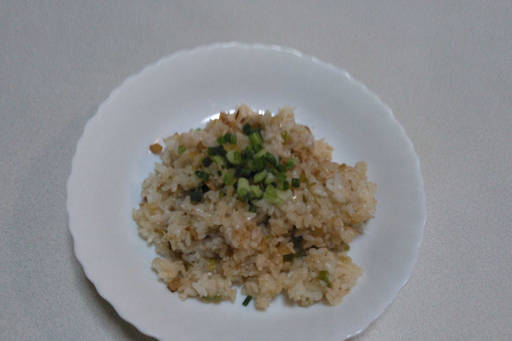 にんにくのネギ・チャー飯