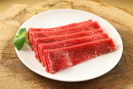 別世界の和牛しゃぶしゃぶ用赤身150g 自然派グラスフェッド黒毛和牛♪