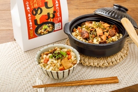【母の日ギフト】鹿肉ほろほろ「鹿めし」炊き込みご飯の素　2合炊き用【メッセージカード付き】