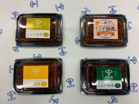 大人気しらすの佃煮4種セット😍(生姜、山椒、柚子、蜜柑　佃煮60ｇ×4 )